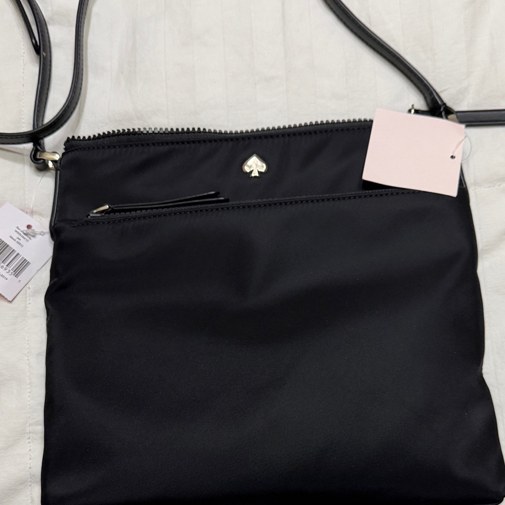 Kate Spade Black Nylon Crossbody Bag